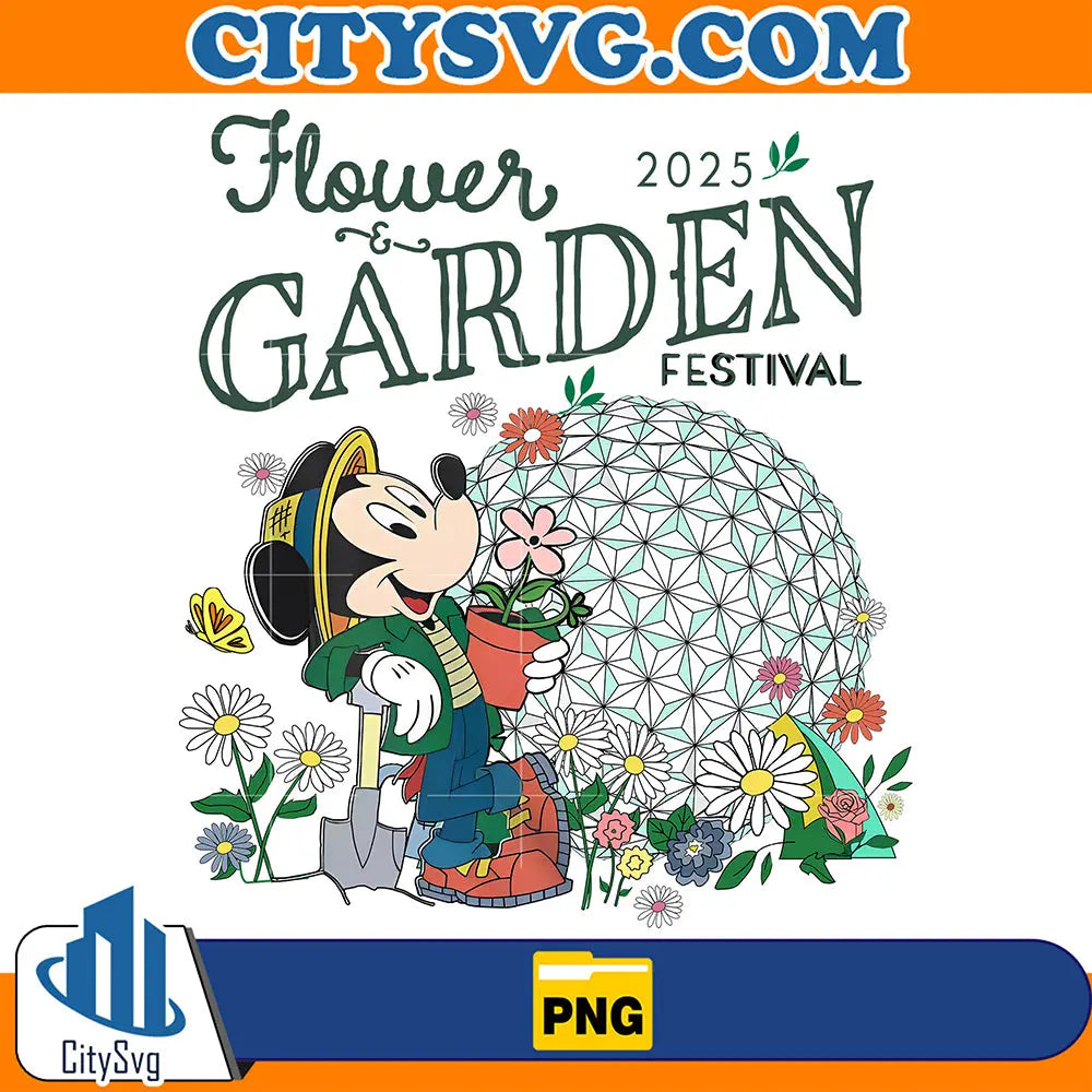 MickeyDisneyEpcotInternationalFlower_GardenFestival2025Png