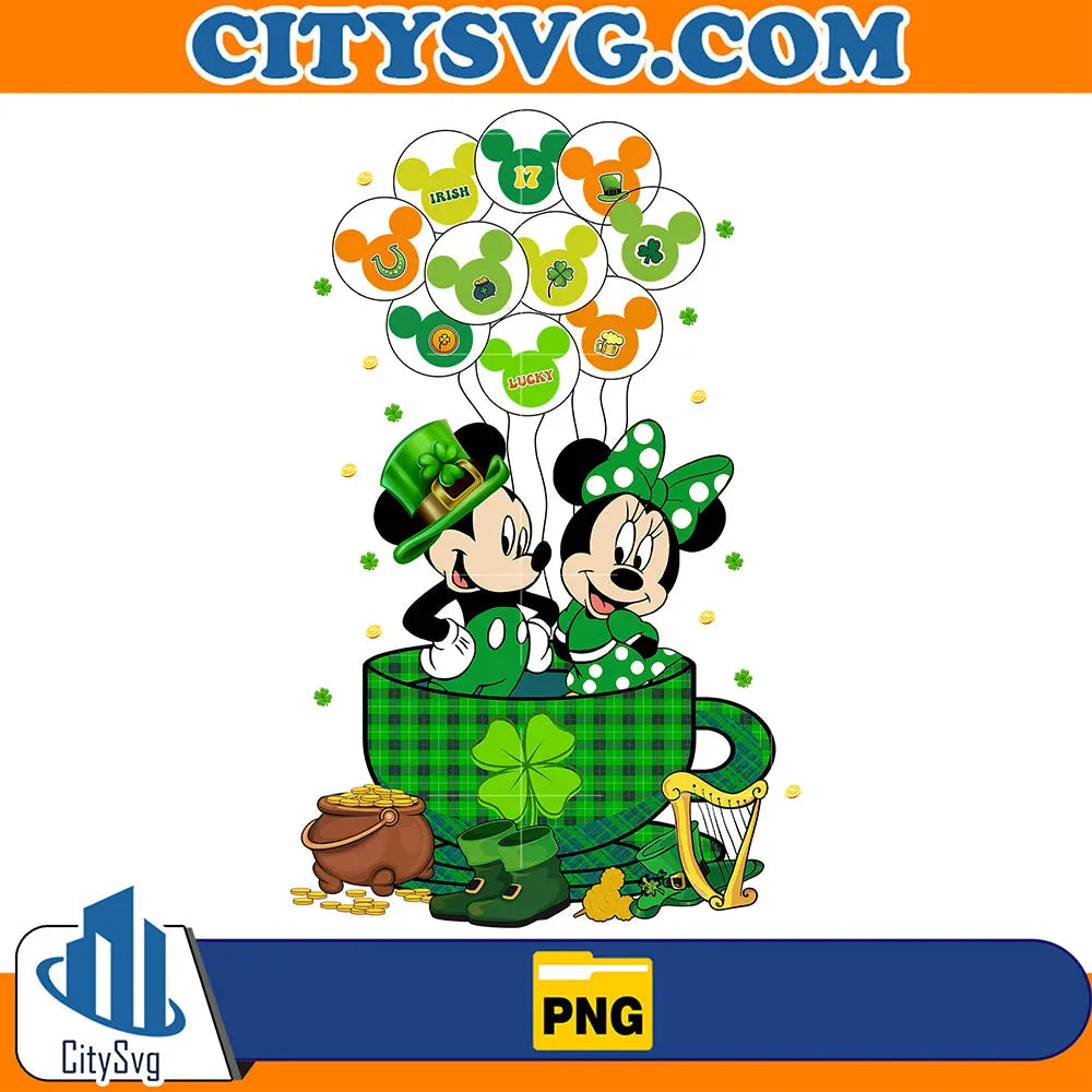 MickeyFriendsIrishLuckyPatrick_sDayPng