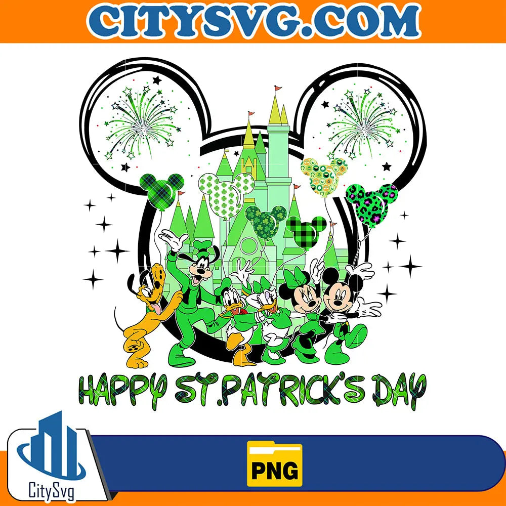 MickeyFriendsStPatrick_sDayPng