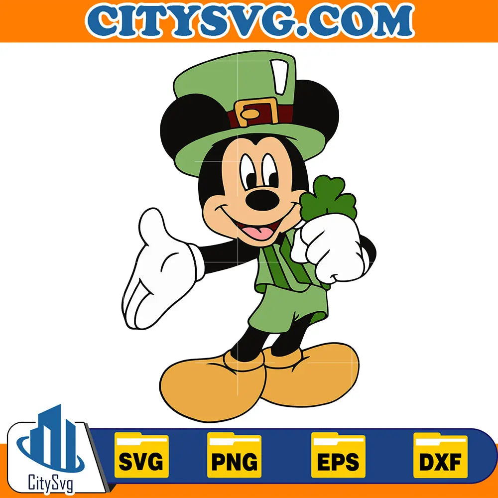 MickeyMouseStPatricksDaySvg_2