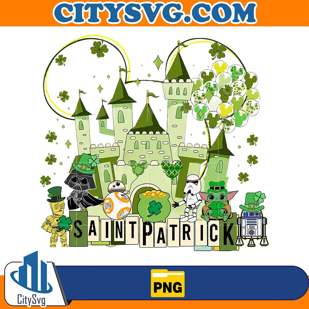 MickeySaintPatrickCastlePng