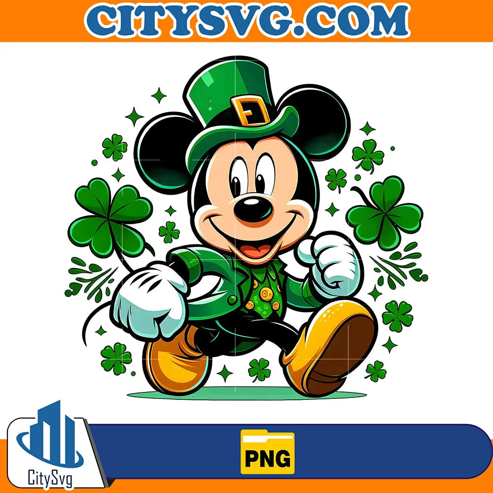 MickeyStPatricksDayLuckyMousePng