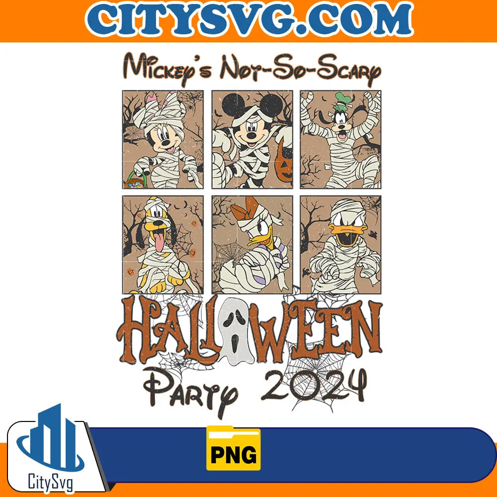 Mickey's Not-so-scary Party 2024 Png CitySvg