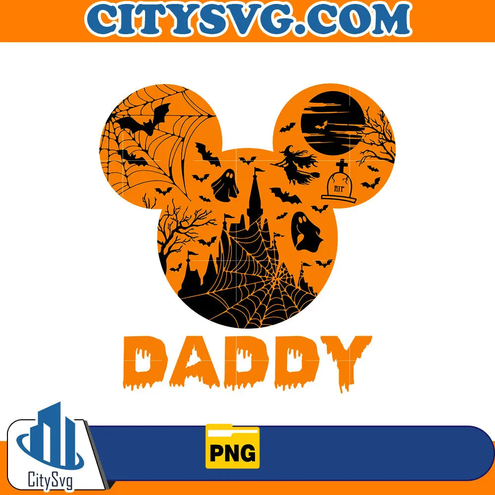 Mickey daddy Halloween Png CitySvg