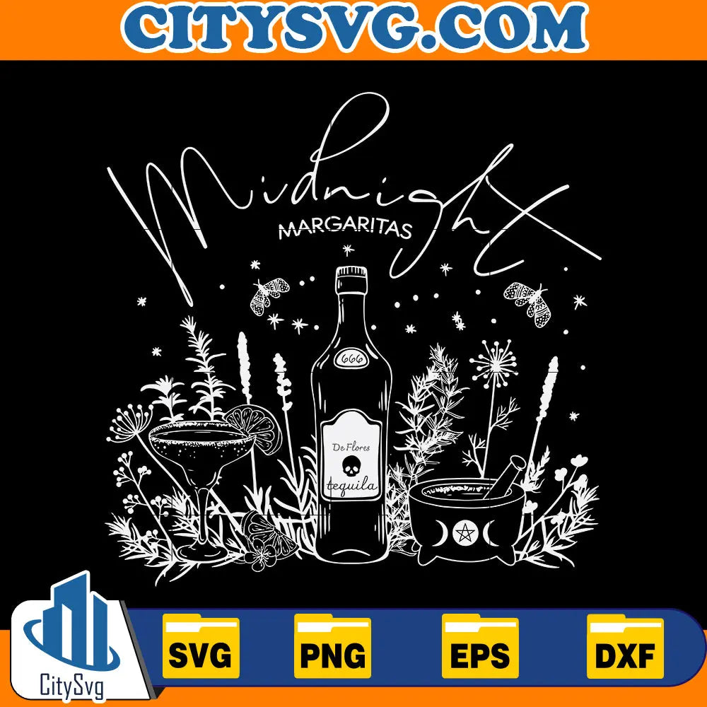 Midnight Margaritas Svg CitySvg