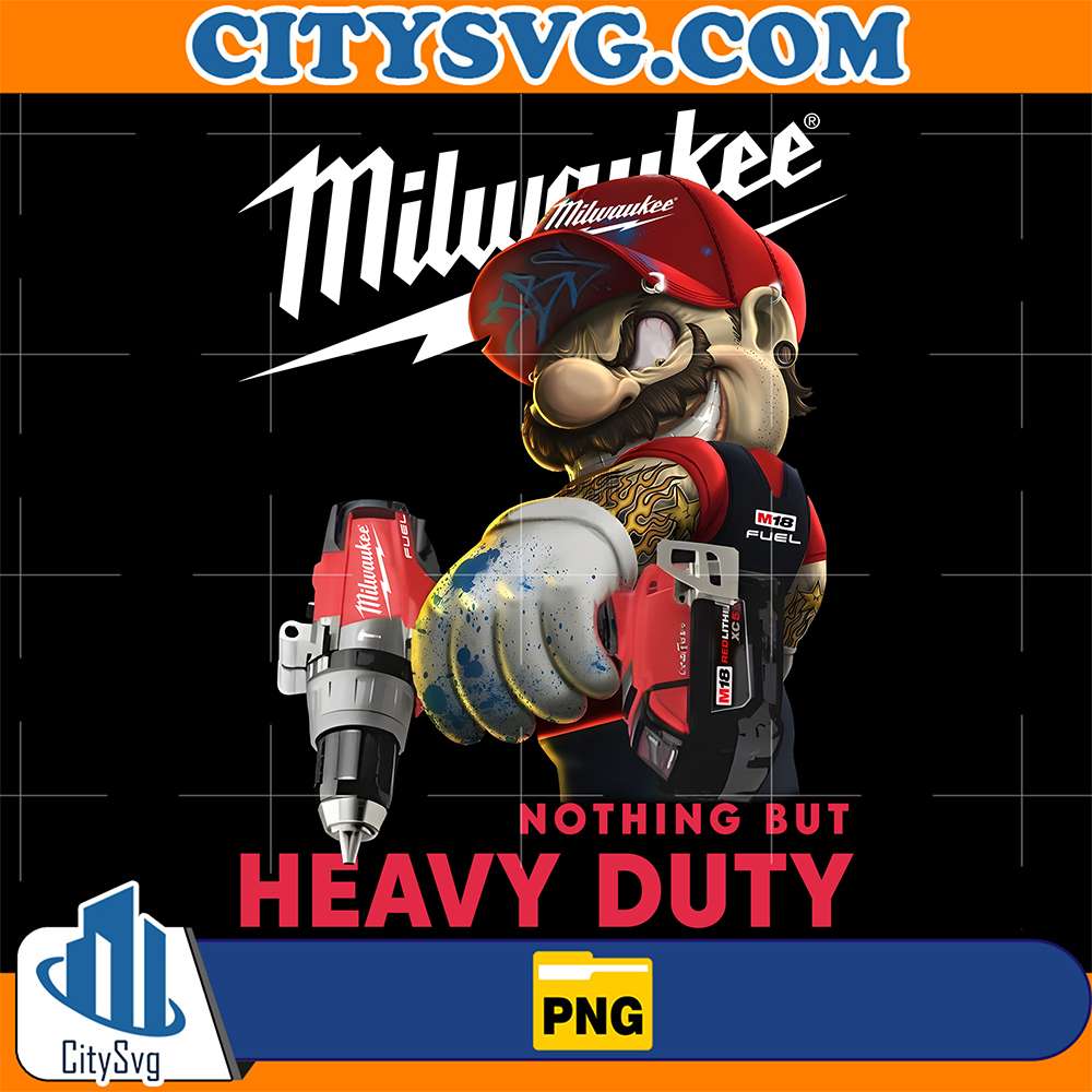 Milwaukee-Mario-Heavy-Duty-Png