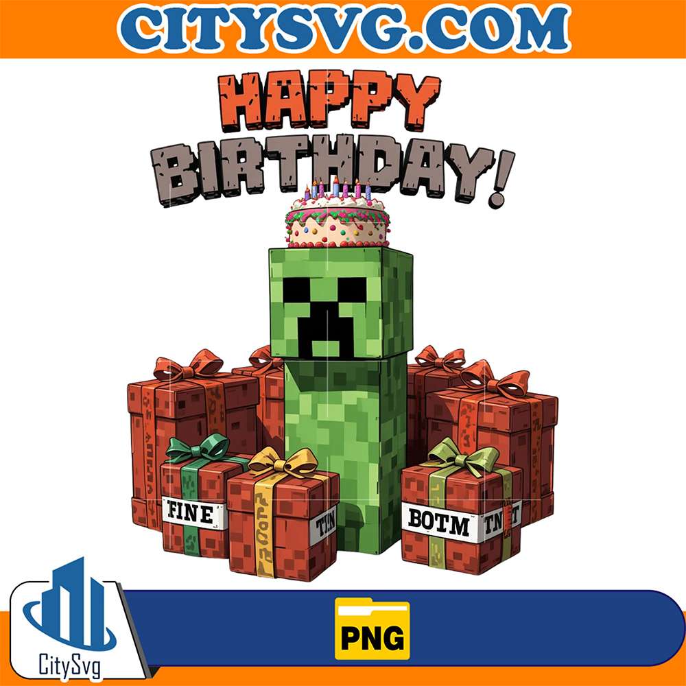 Minecraft-Creeper-Happy-Birthday-Png
