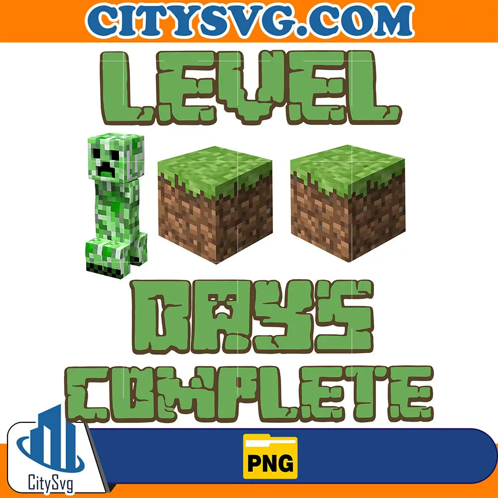 MinecraftLevel100DaysCompletePng
