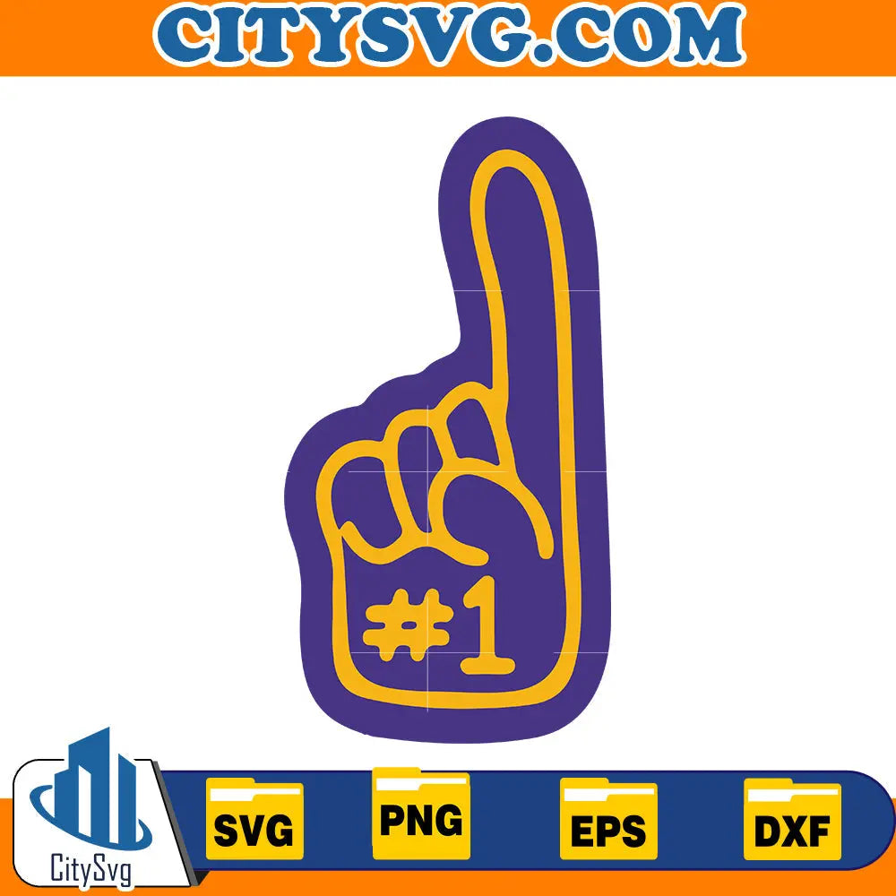 #1 Minnesota Vikings Svg CitySvg
