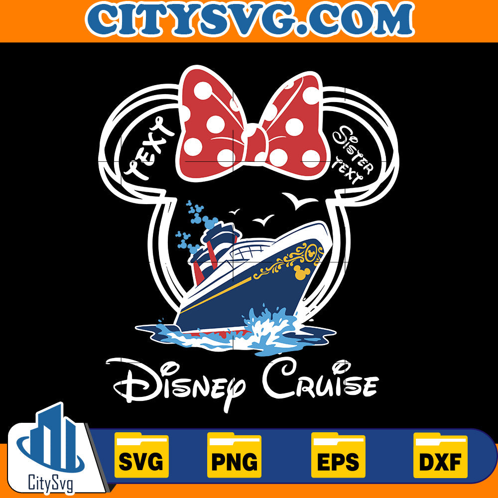 Minnie Cruise Family Vacation 2024 Svg CitySvg