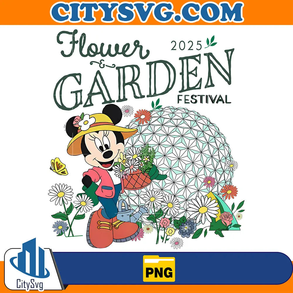 MinnieDisneyEpcotInternationalFlower_GardenFestival2025Png