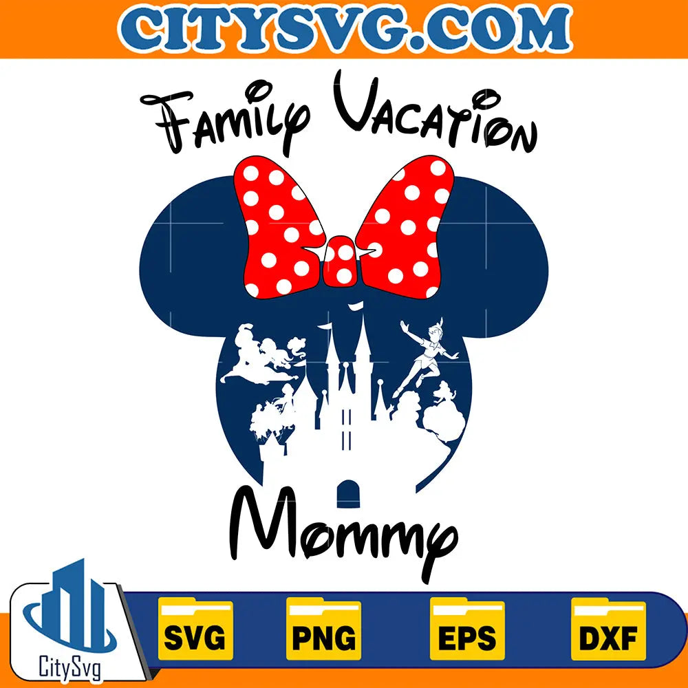 MinnieFamilyVacationMommySvg