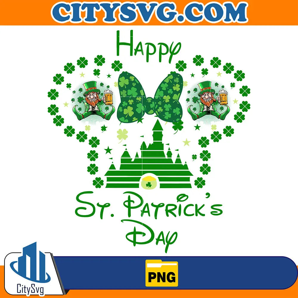 MinnieHappyStPatricksDayPng