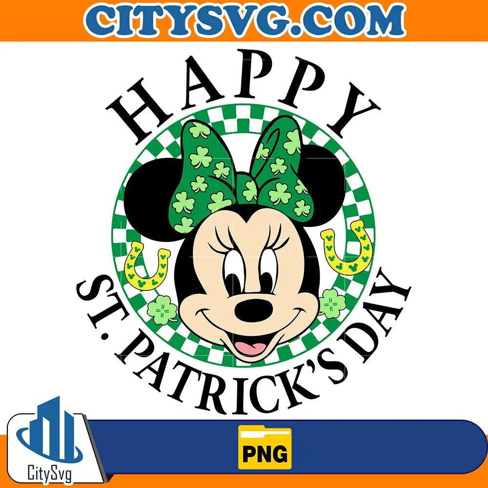 MinnieMouseHappyStPatricksDayPng