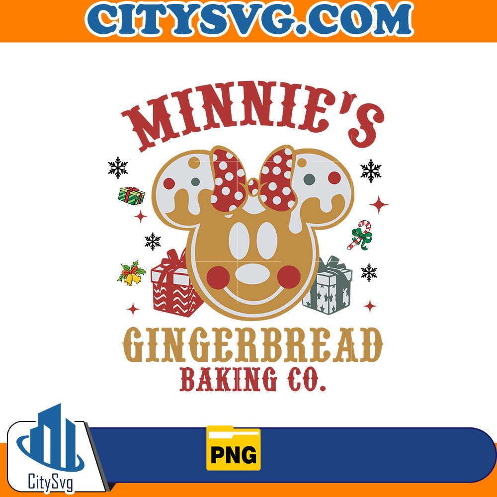 Minnie's Gingerbread Baking Co Png CitySvg