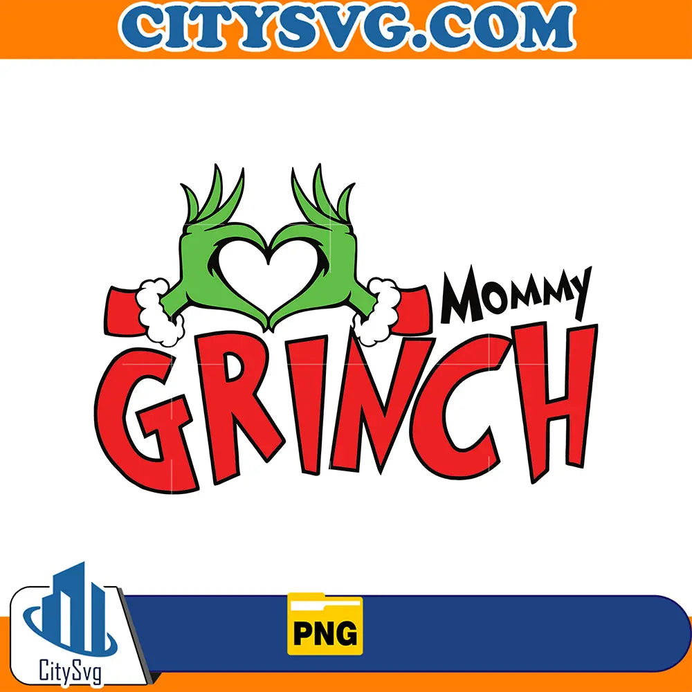MommyGrinchHeartPng