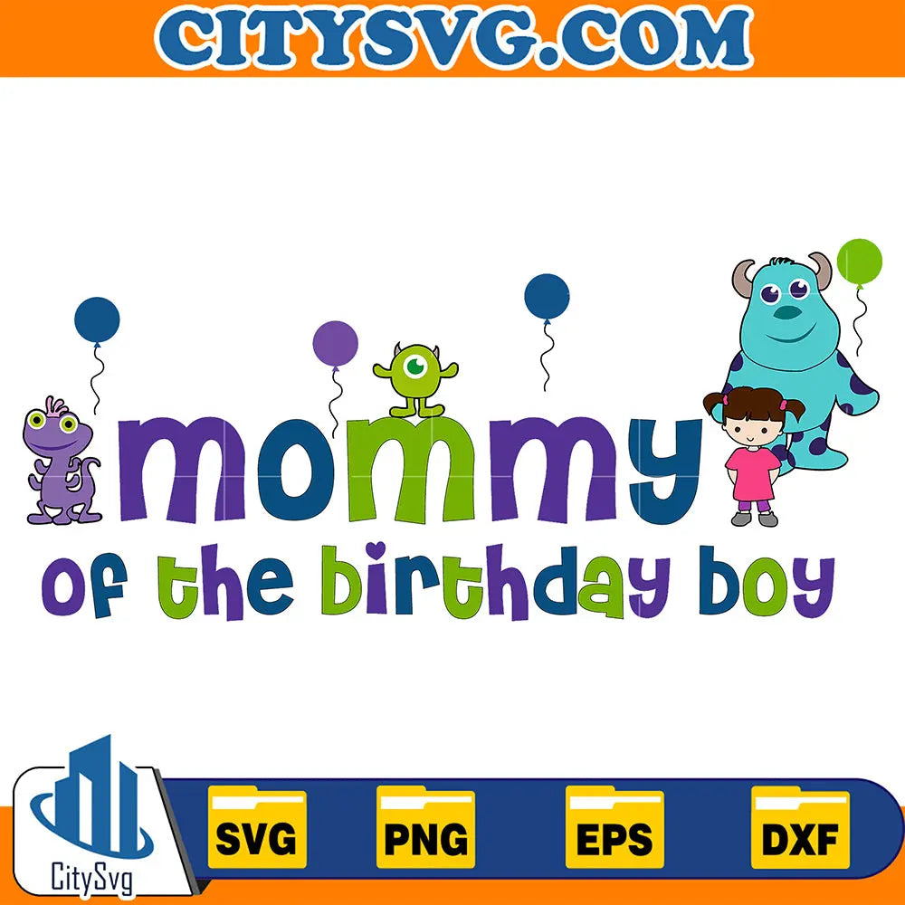 MonsterMommyOfTheBirthdayBoySvg