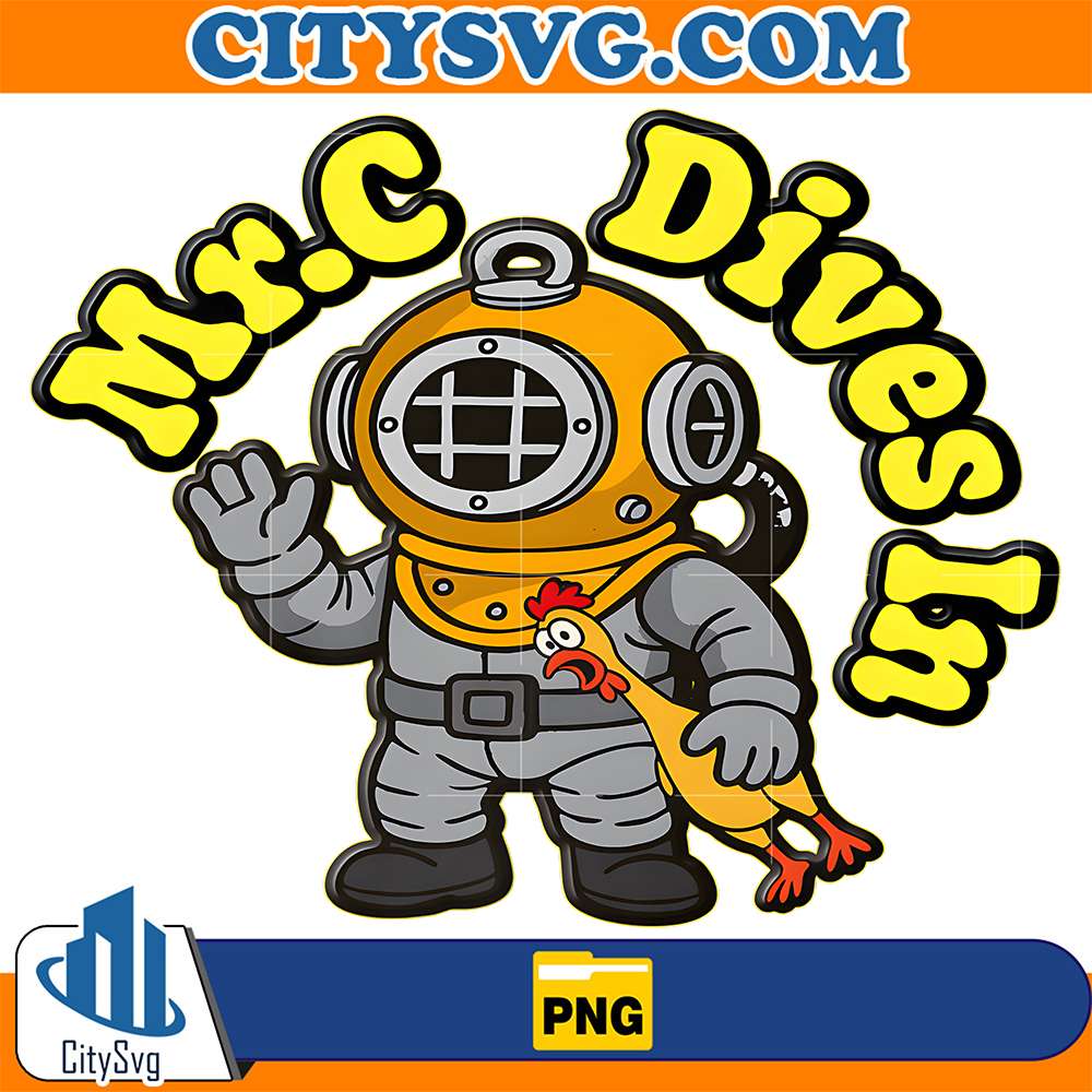 Mr.C-Dives-In-Rubber-Chicken-Png