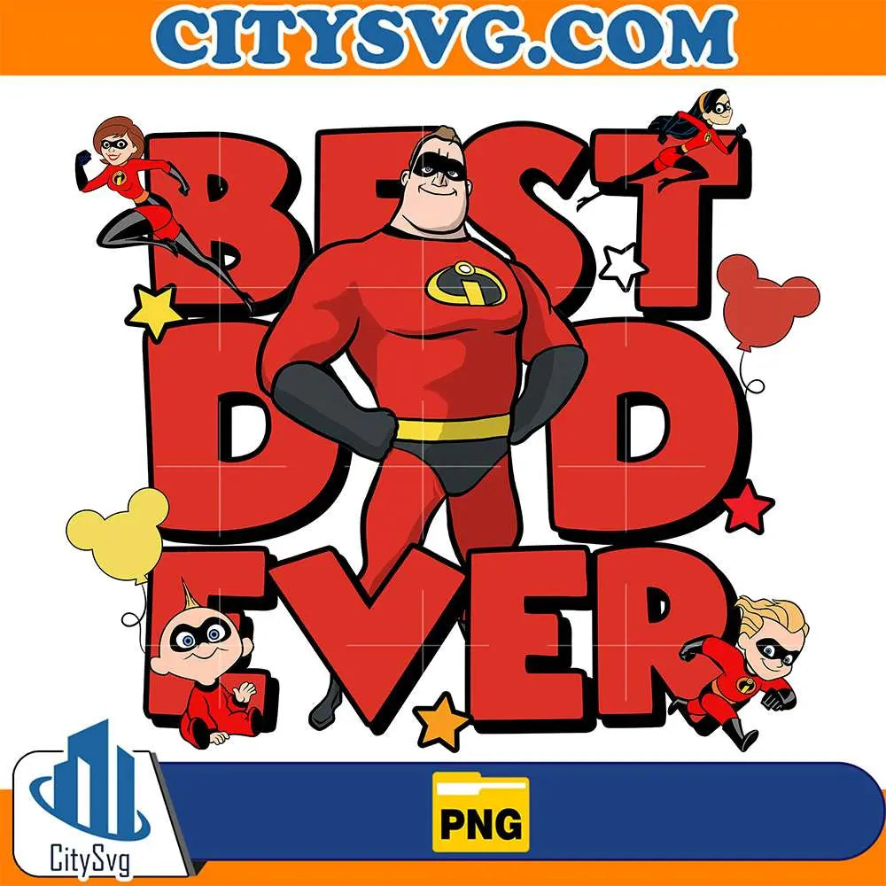 Mr.Incredible-Best-Dad-Ever-Png