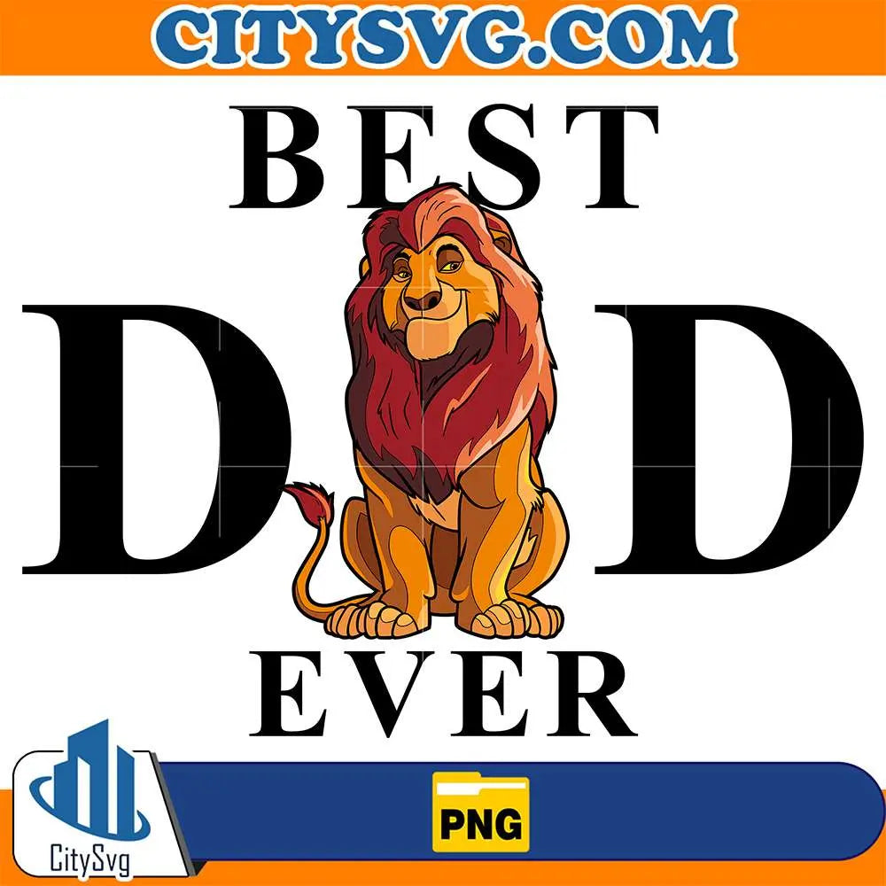 Mufasa-Lion-King-Best-Dad-Ever-Png