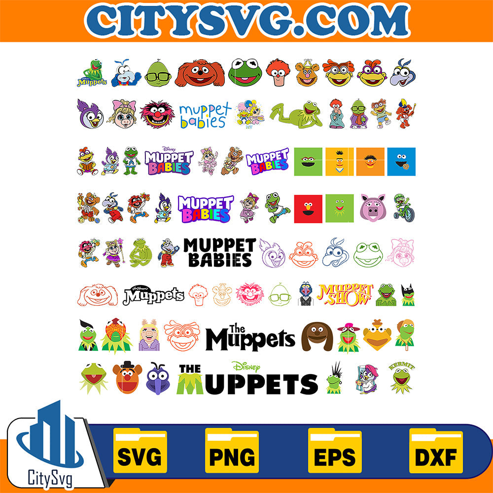 Muppets-Babies-Bundle-Svg