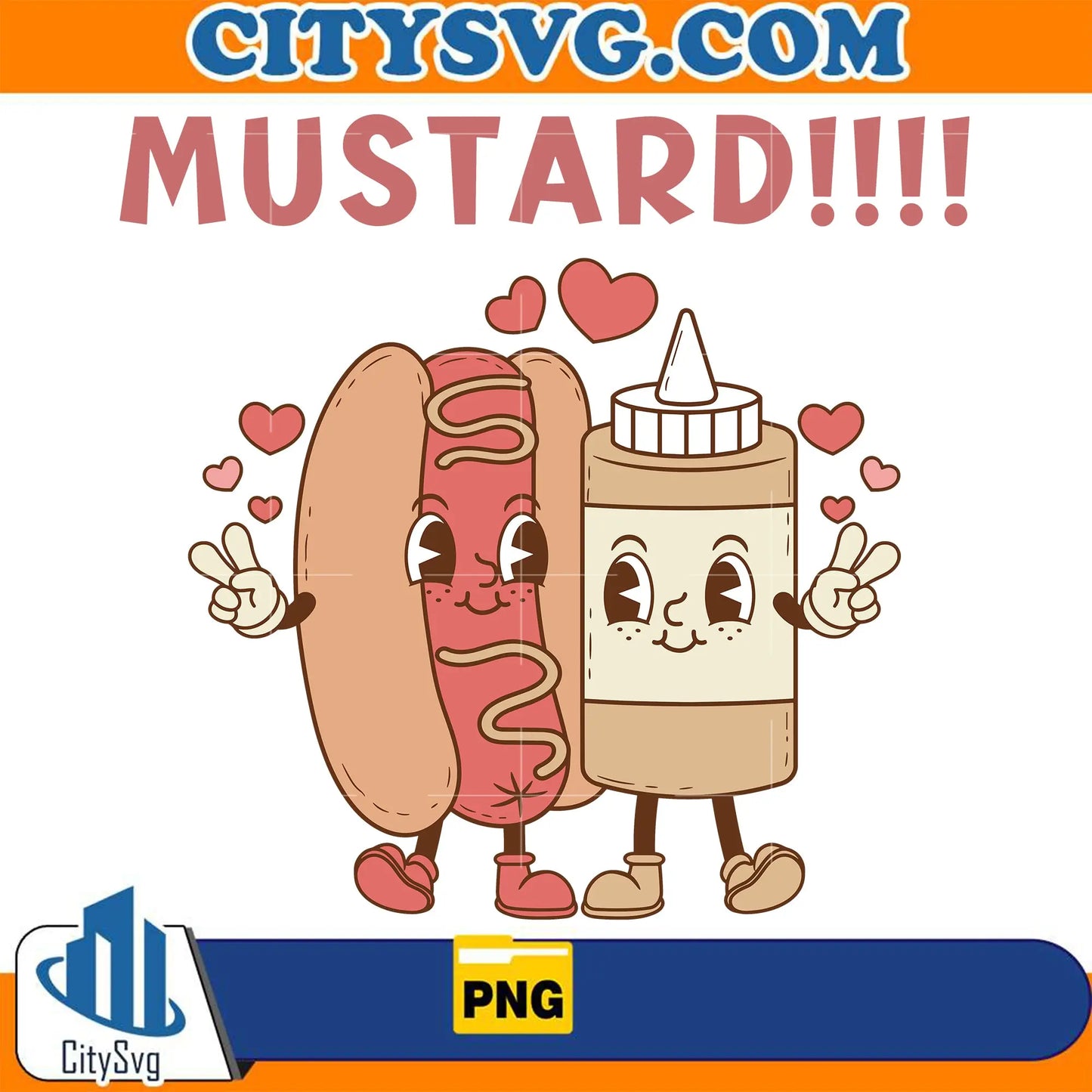 MustardLoveValentinePng