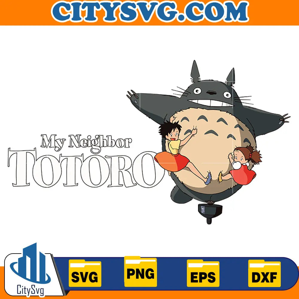 My neighbor totoro Svg CitySvg