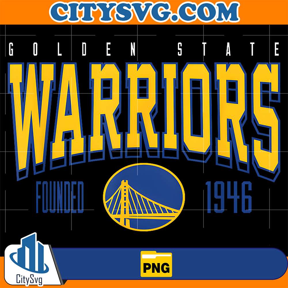 NBA-Golden-State-Warriors-Founded-1946-Png