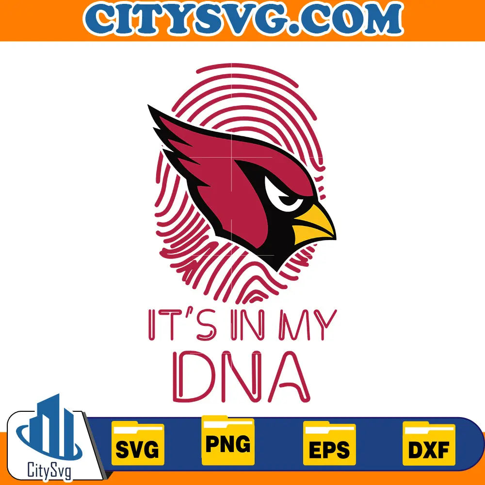It in my DNA Arizona Cardinals Svg CitySvg