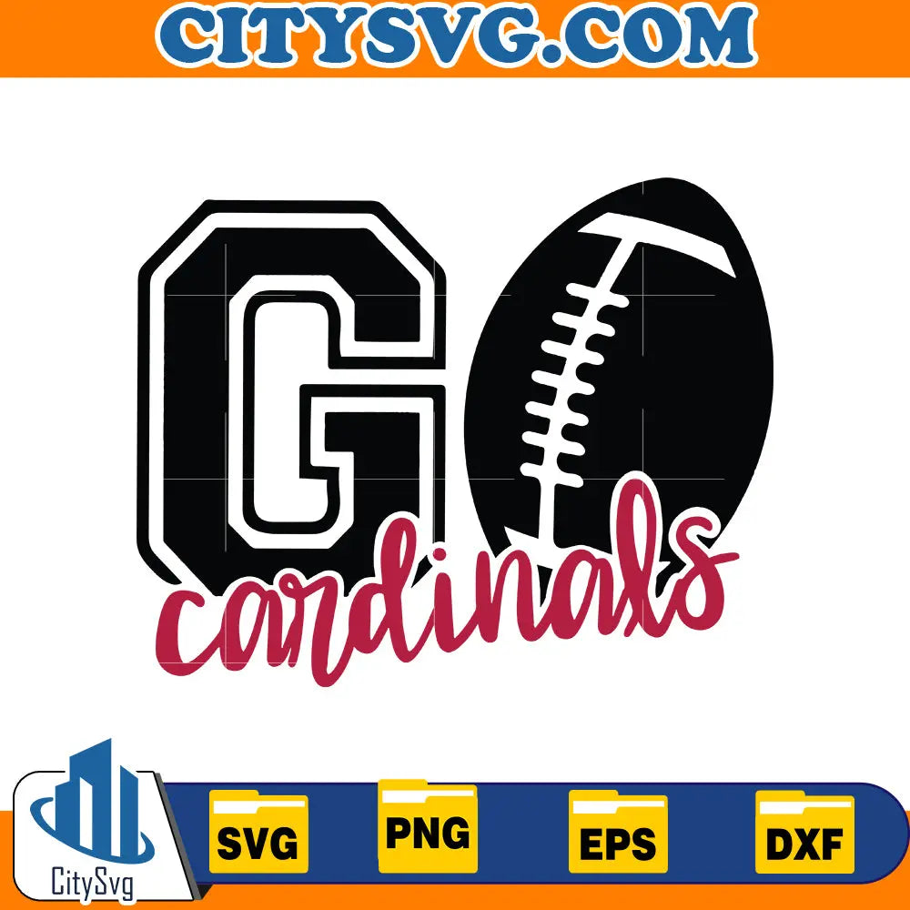 Go Cardinals Svg, Arizona Cardinals Svg CitySvg