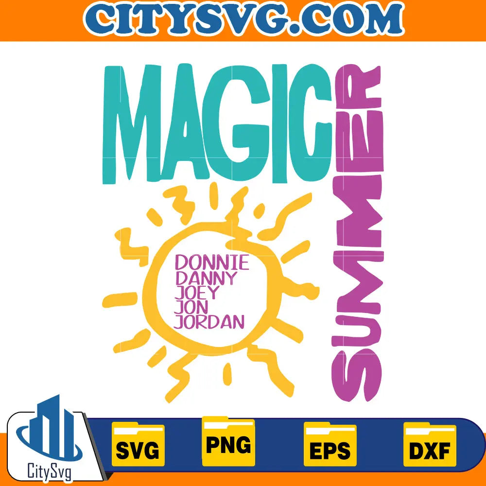 NKOTB inspired 2024 Tour svg CitySvg
