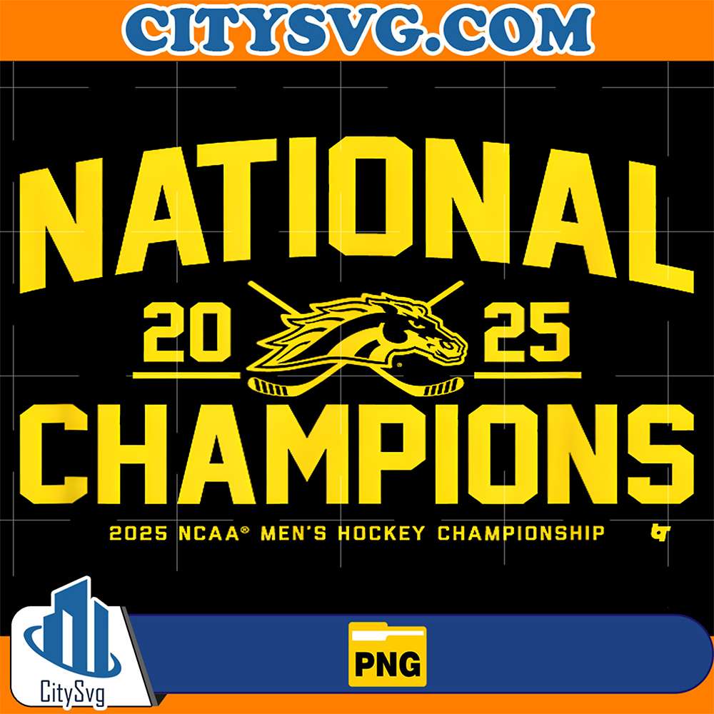 National-2025-Champions-2025-NCAA-Men-s-Hockey-Championship-Png