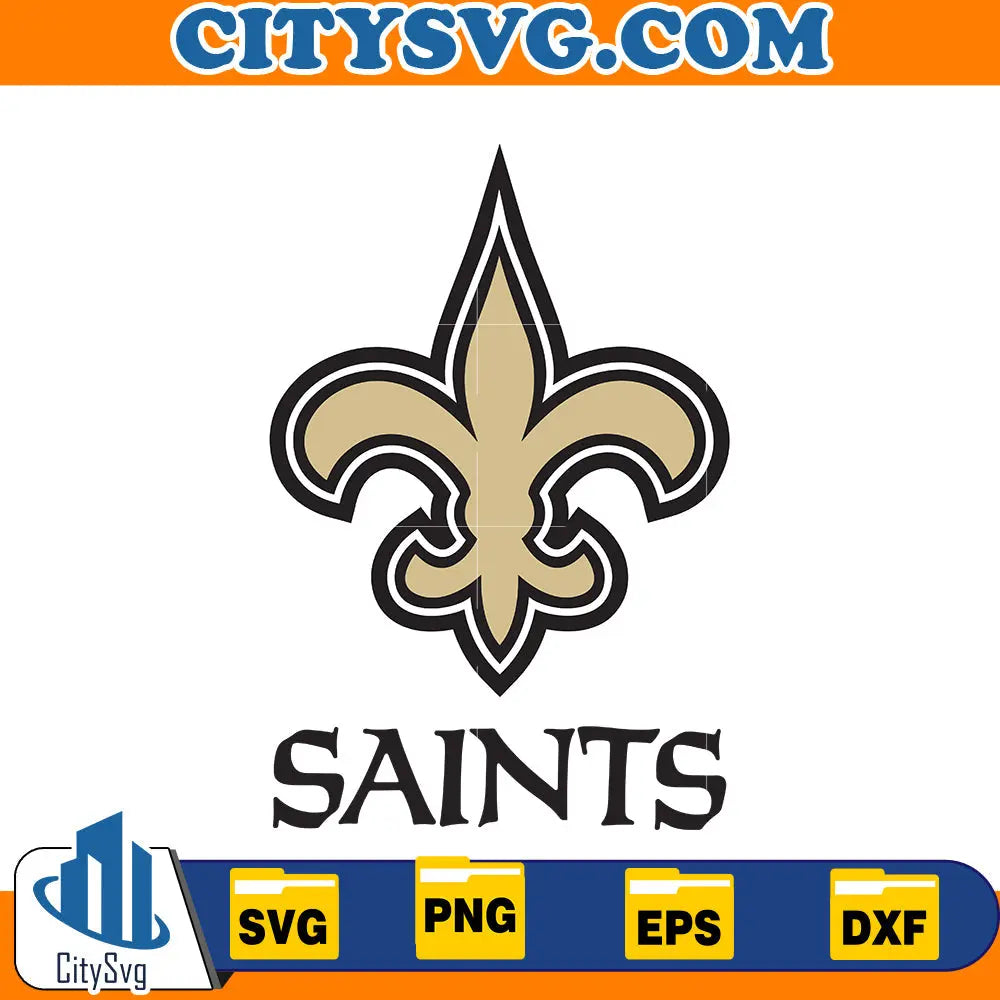 New Orleans Saints Svg CitySvg