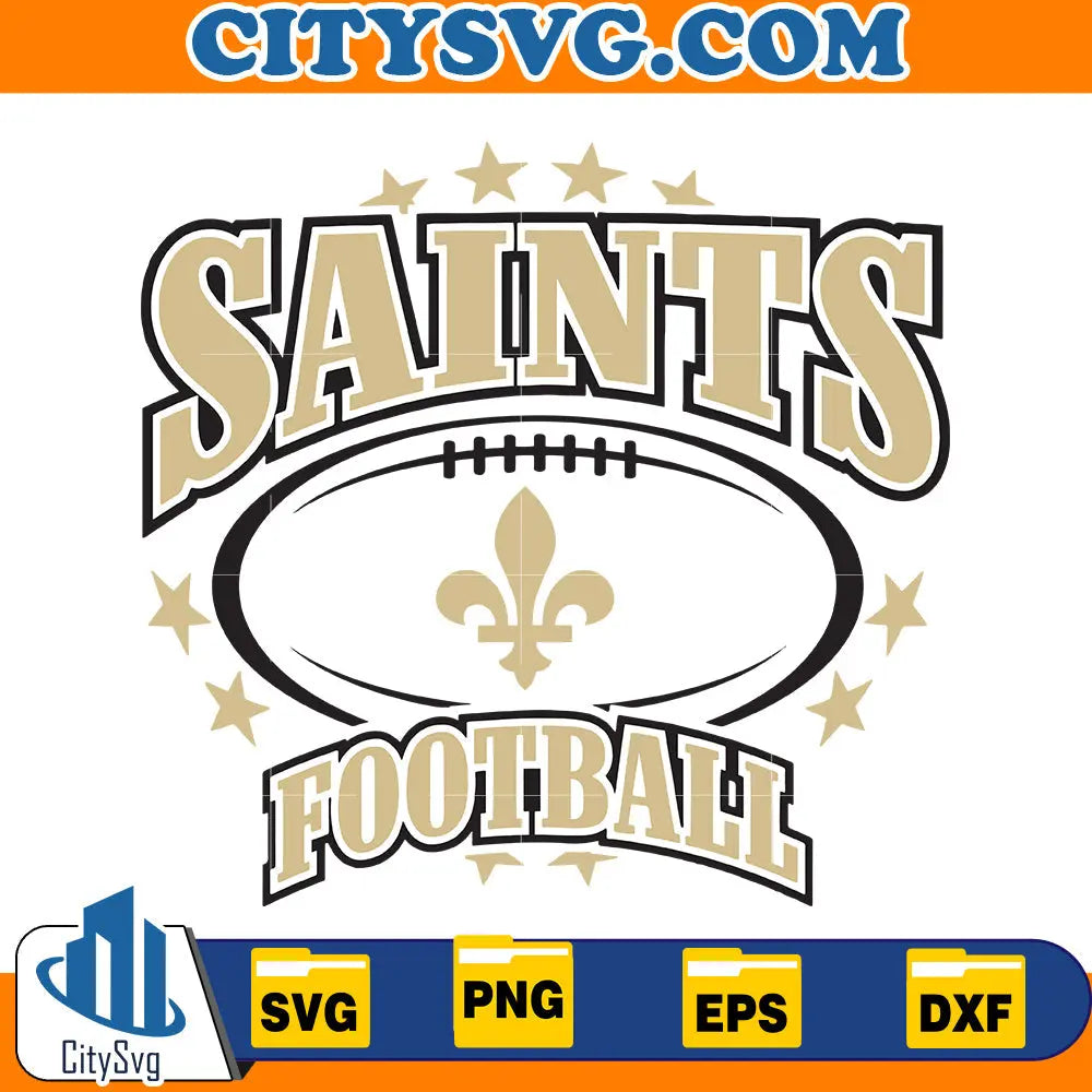 New Orleans Saints Svg CitySvg