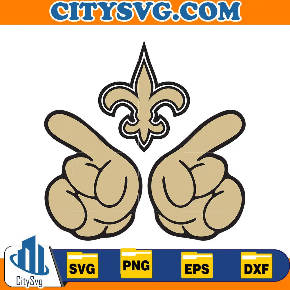 New Orleans Saints Svg CitySvg