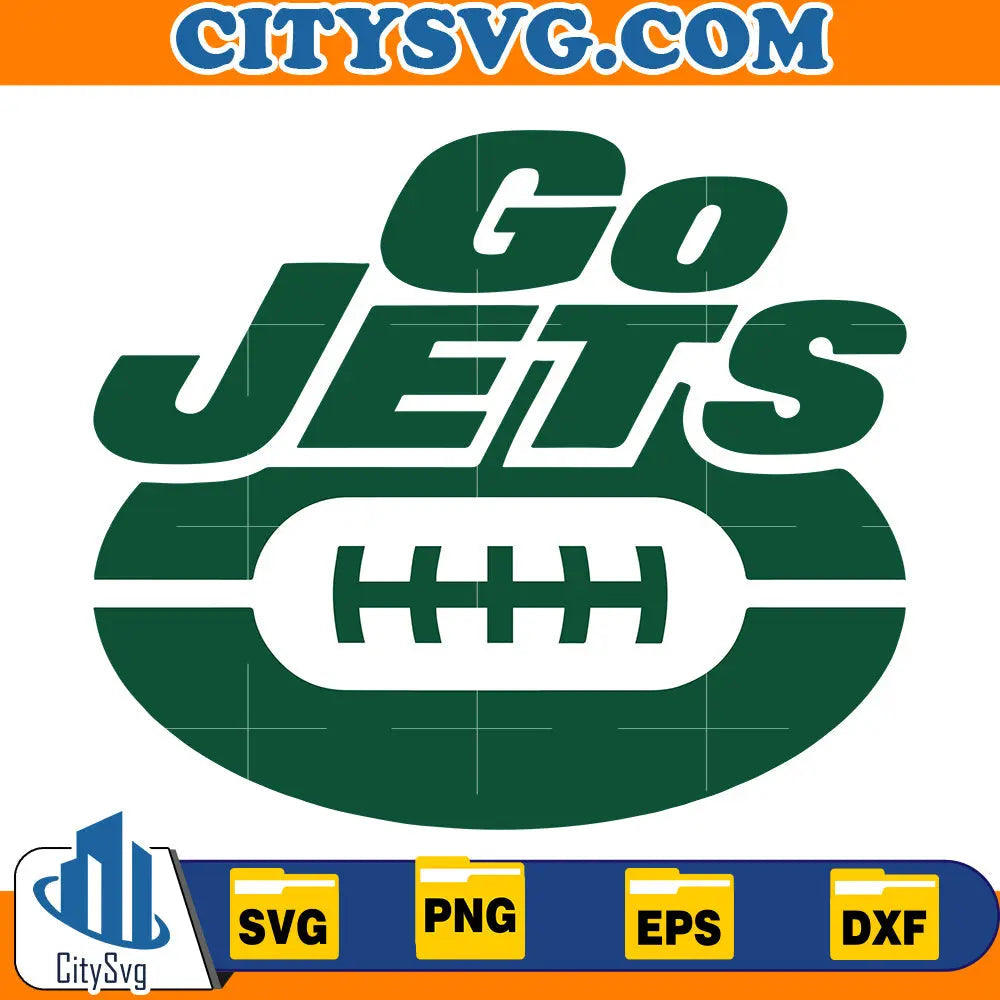 Go New York Jets Svg CitySvg
