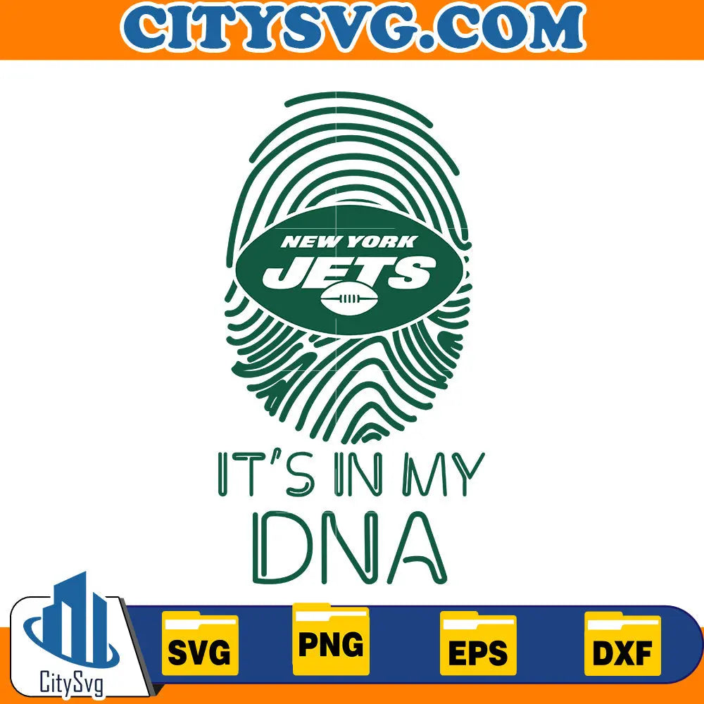 It' in my DNA New York Jets Svg CitySvg