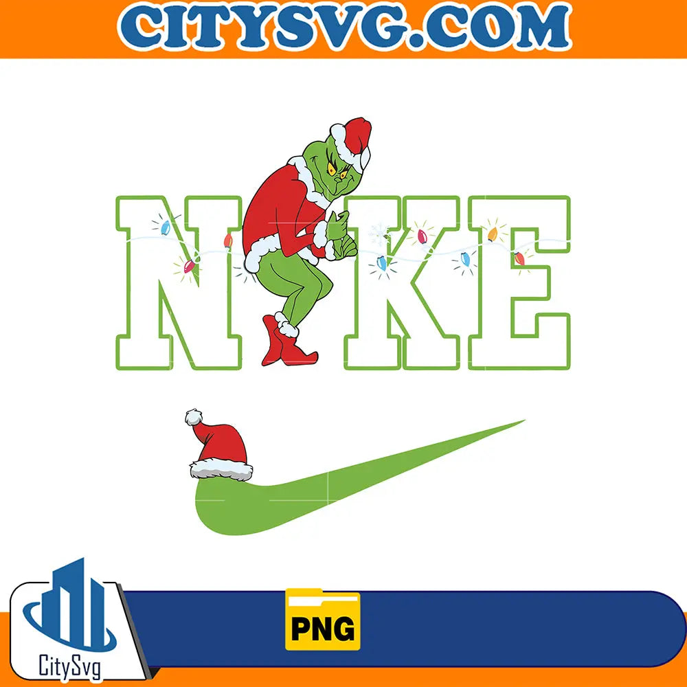 NikeLogoGrinchChristmasPng