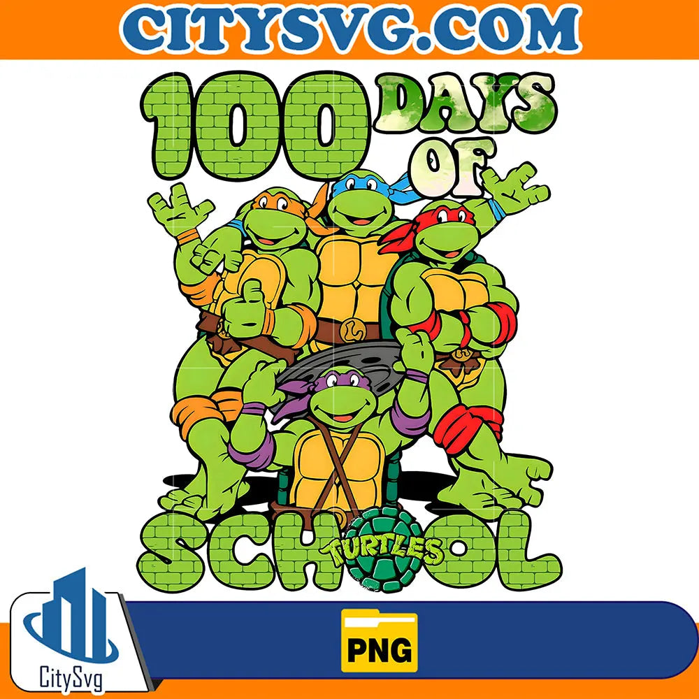 NinjaTurtles100DaysOfSchoolPng