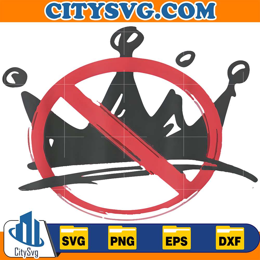 No-Kings-In-America-Political-Svg