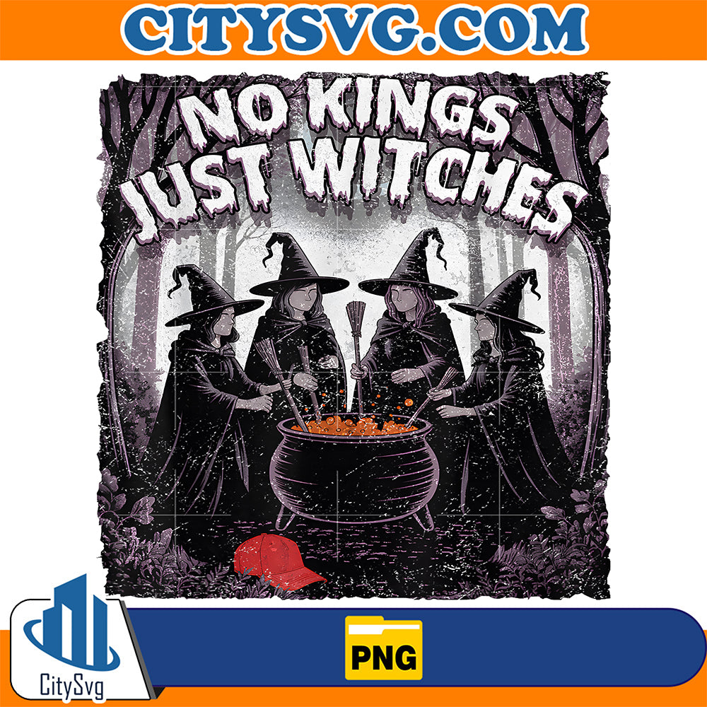 No-Kings-Just-Witches-Witchcore-Halloween-Png