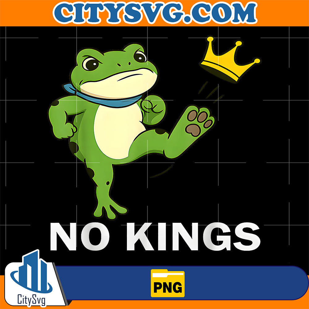 No-Kings-Portland-Frog-Protest-Png