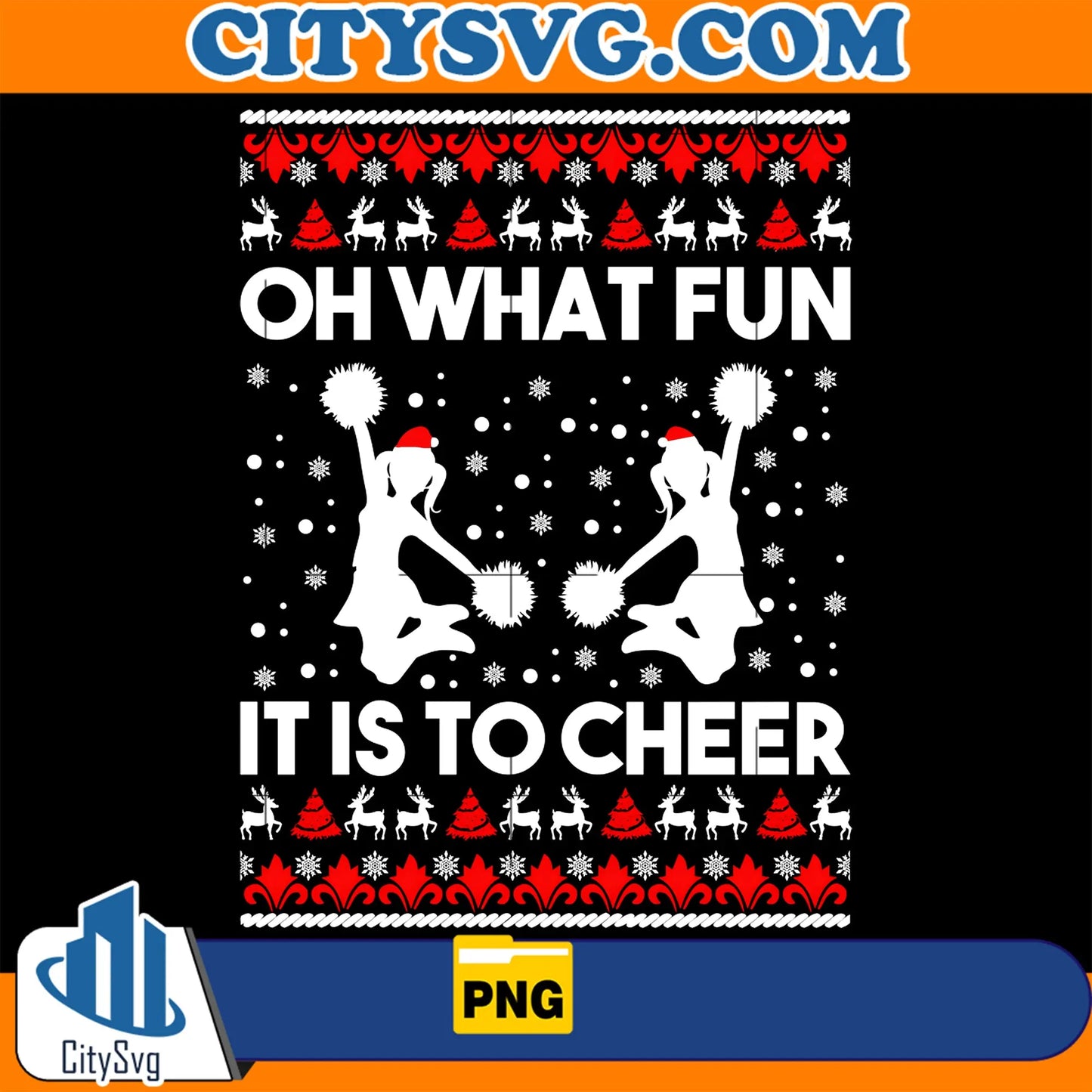 OhWhatFunItIsToCheerChristmasPng