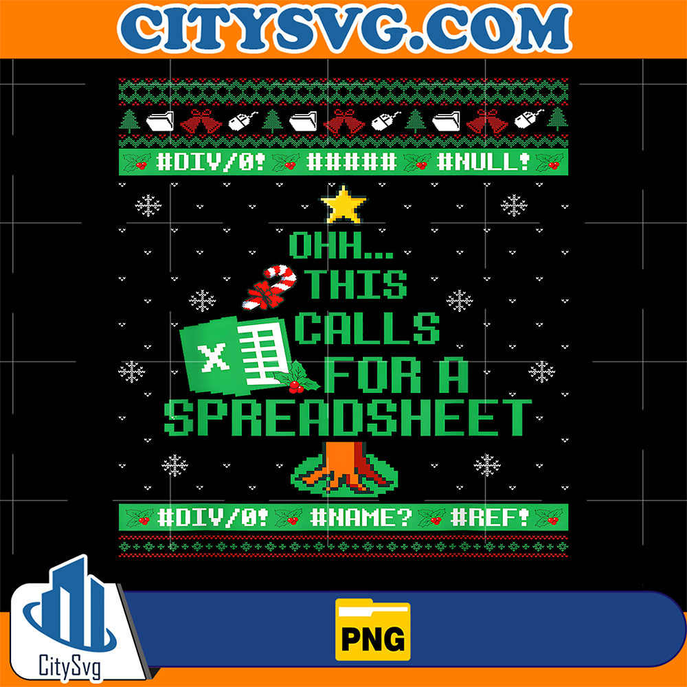 Ohh-This-Calls-For-A-Speadsheet-Ugly-Christmas-Png