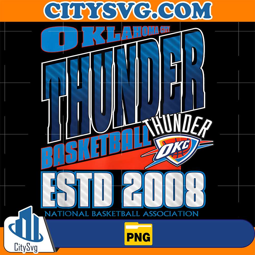 Oklahoma-City-Thunder-Basketball-ESTD-2008-Png