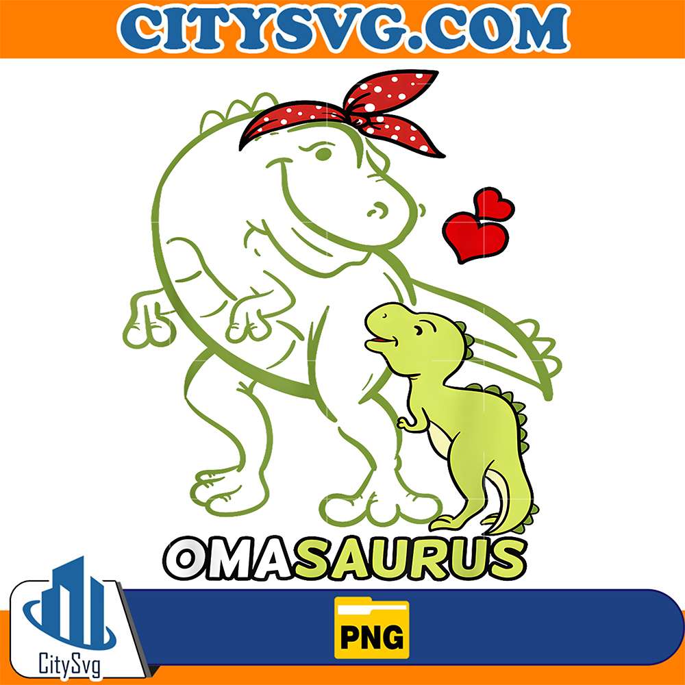 Omasaurus-Oma-Tyrannosaurus-Dinosaur-Baby-Mother-s-Day-Png