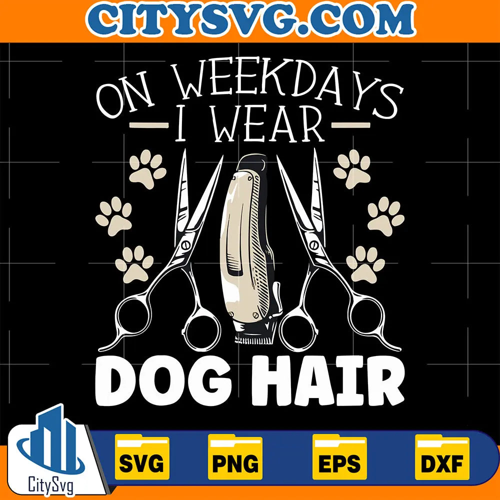 OnWeekdaysIWearDogHairSvg