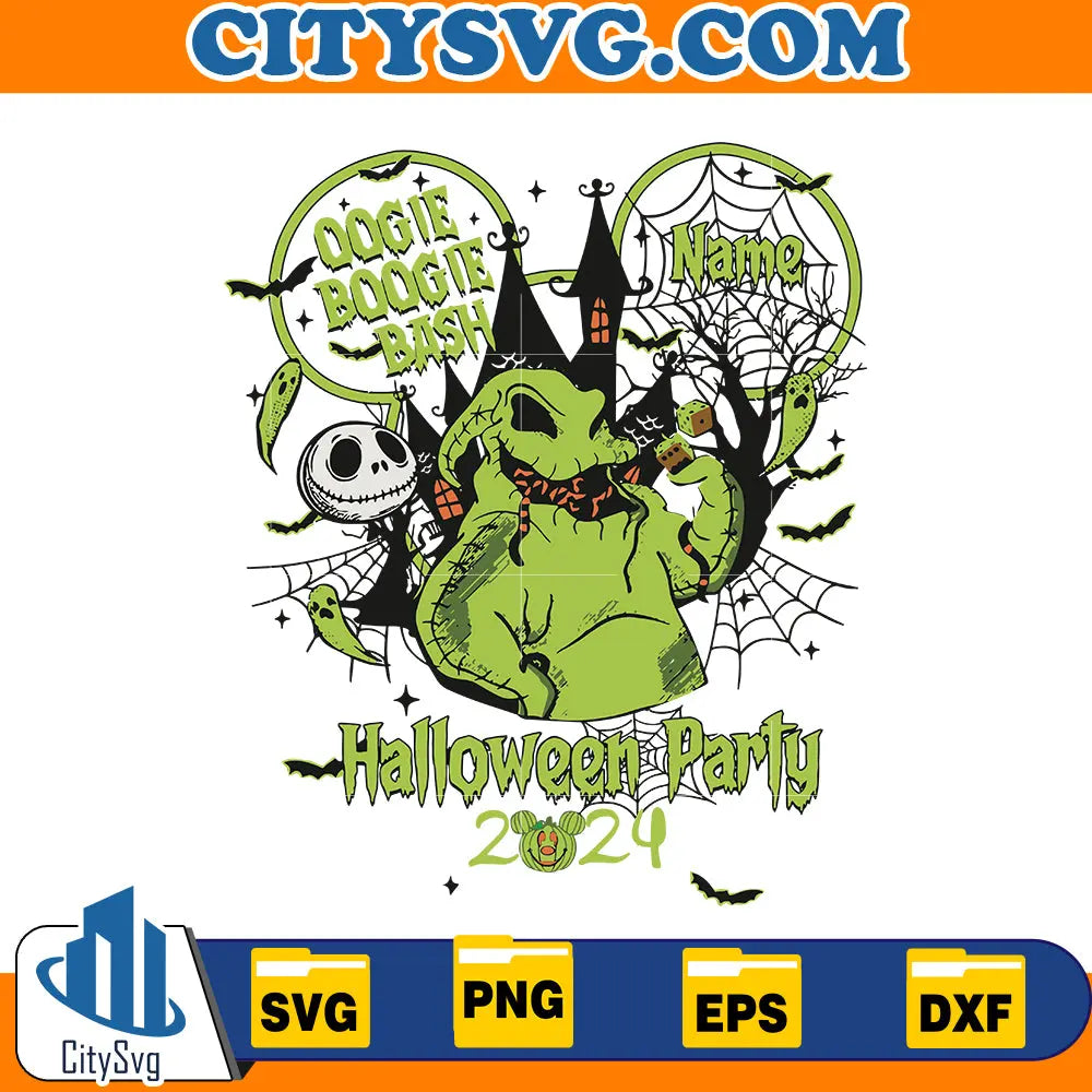 Oogie Boogie Bash Halloween Party 2024 Svg CitySvg