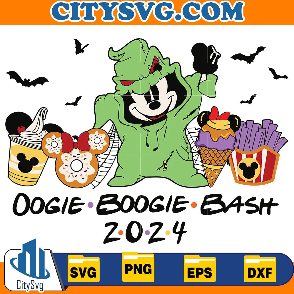 Oogie Boogie Bash 2024 Mickey Mouse Svg CitySvg