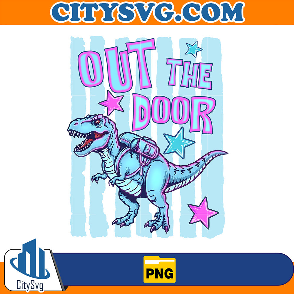 Out-The-Door-Dinosaur-Png